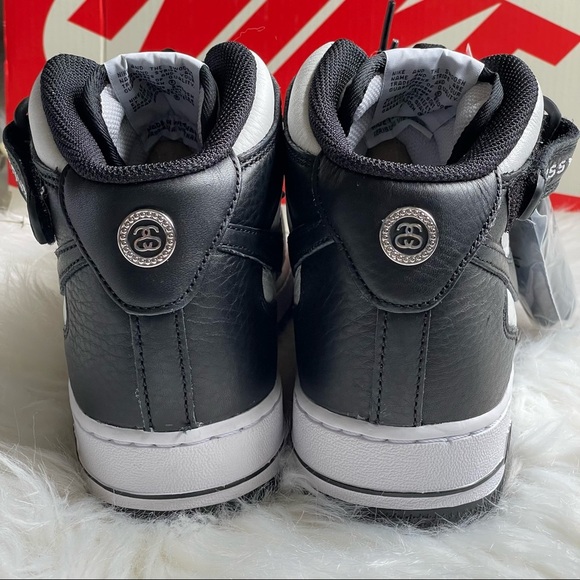 Stussy X Nike Air Force 1 '07 Mid LIMITED EDITION - Picture 5 of 15